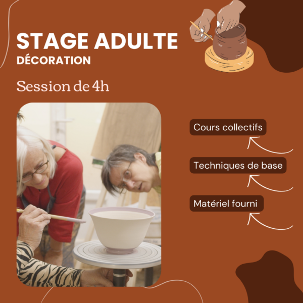 Stage  Décoration Ados/Adultes 4H