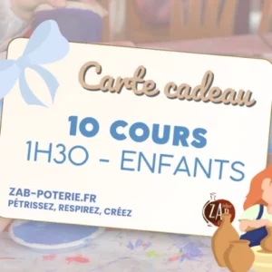 Carte kdo 10 cours enfants