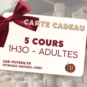 Carte kdo 5 cours adultes